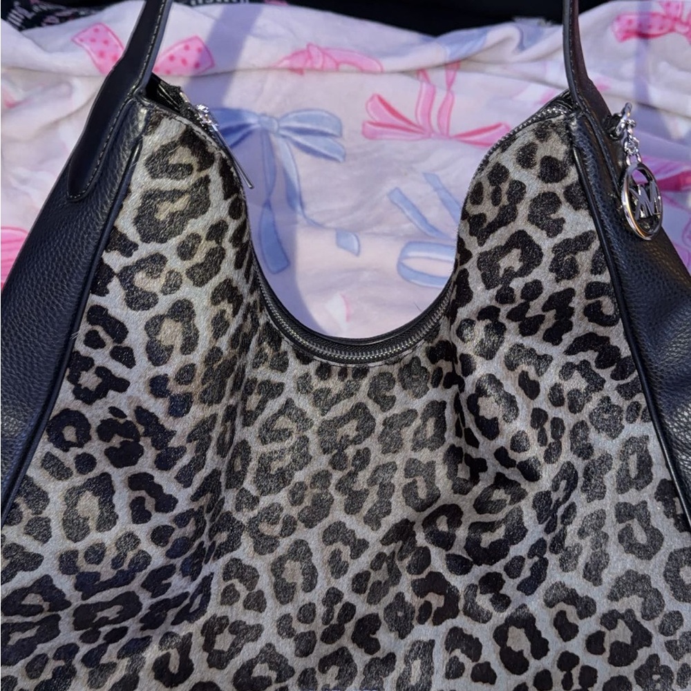 MICHAEL Michael Kors Leopard Print Shoulder Bag